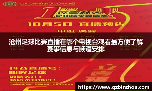 沧州足球比赛直播在哪个电视台观看最方便了解赛事信息与频道安排