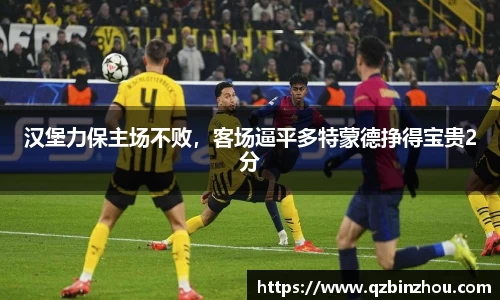 汉堡力保主场不败，客场逼平多特蒙德挣得宝贵2分